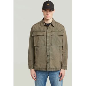 Cargo Washed - Overshirt - Bruin - Heren