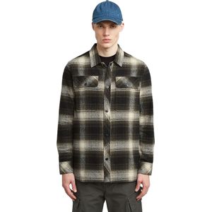 G-star - GPO Overshirt - Katoen - Normale Pasvorm - Geruit Design