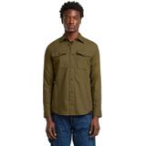 G-Star - D24963-C290-H523 - Overhemd - Groen - Marine Slim - Lange Mouwen
