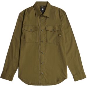 G-Star - D24963-C290-H523 - Overhemd - Groen - Marine Slim - Lange Mouwen