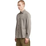 Panelled Pocket - Overhemd - Beige - Regular Fit