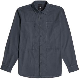 Panelled Pocket - Overhemd - Donkerblauw - Regular Fit