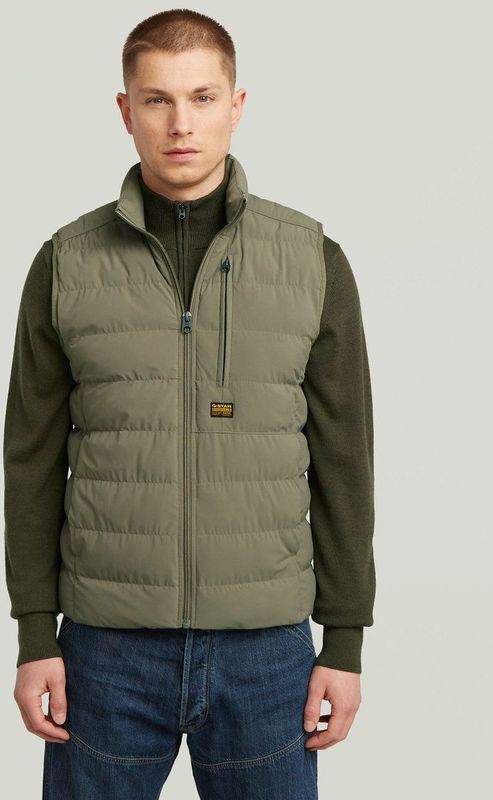 Foundation - Gewatteerd Vest - Zwart - 50% Polyester - Mouwloos