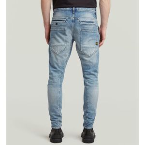 G-STAR RAW - D-STAQ 3D - Slim Jeans - Vintage Antalya Blue Destroyed