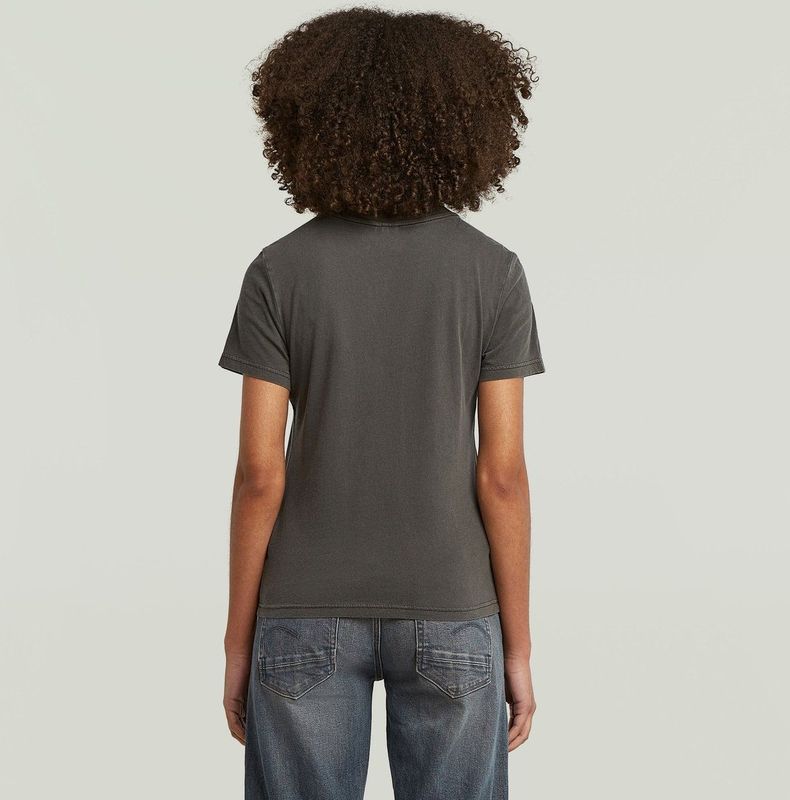 G-star - Overdyed Front Seam - T-shirt - Korte Mouwen