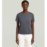 G-Star RAW - T-shirt Front Seam - India Ink - Katoen - Regular Fit