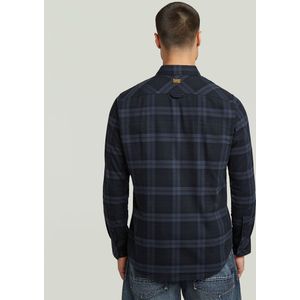 Overhemden - India Ink Toby Check - Knoopsluiting - Lange Mouwen