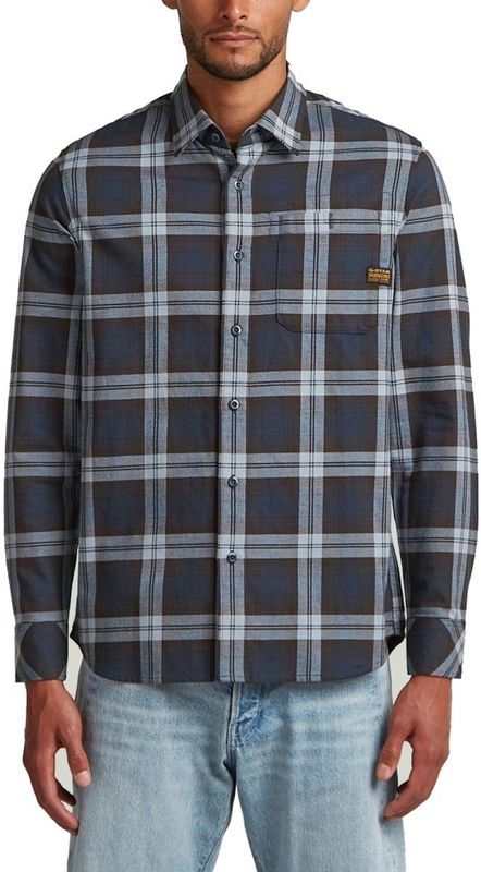 G-star - Bristum 2.0 Overhemd - Blauw - 100% Katoen