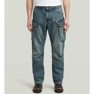 Rovic - Loose Denim - Heren - Anatomic Denim - Mid Waist - Wijdere Pijp - Cargozakken