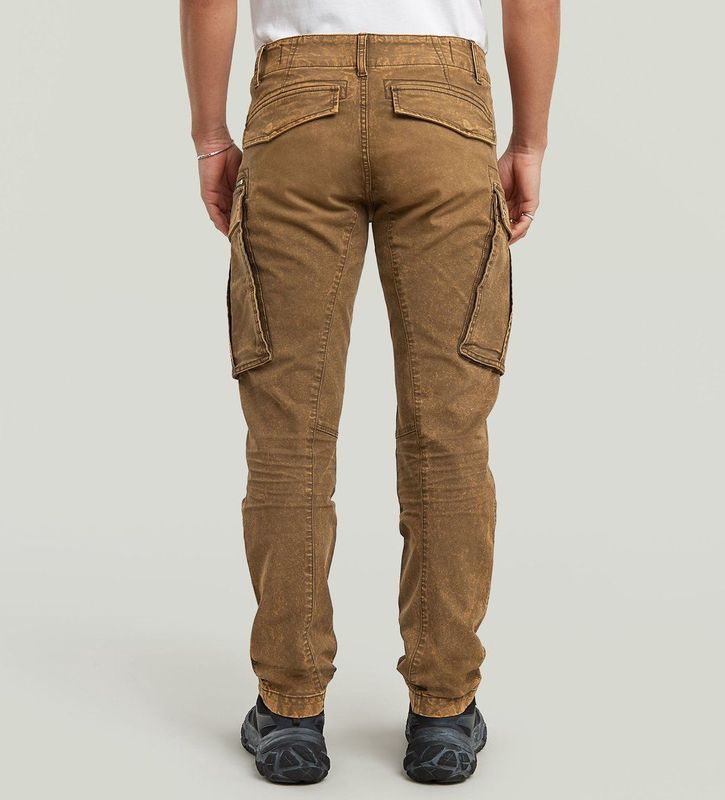 G-STAR - Rovic Zip 3D - Cargobroek - Bruin - Regular Tapered