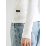 G-STAR - Shirt - Zwart/Wit - Lange Mouw - Normale Pasvorm