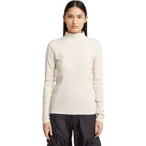 G-star - A Line Slim Fit - T-shirt - Met Lange Mouwen - Hoge Hals