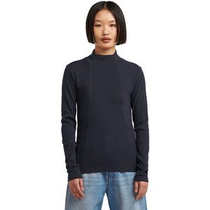 G-star - A-lijn Slim Fit - T-shirt - Lange Mouwen - Hoge Hals