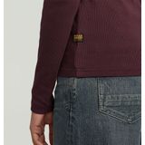 G-star - A Line Slim Fit - T-shirt - Met Lange Mouwen - Hoge Hals
