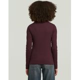 G-Star - D26905-E136-111 - A-lijn T-shirt - Beige - Lange Mouwen - Biologisch Katoen - Duurzaam