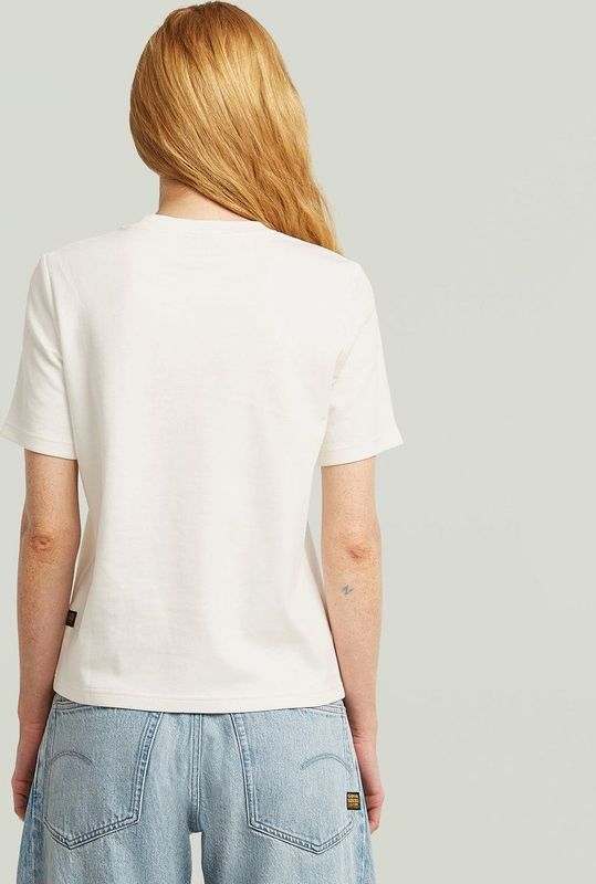 G-star - Script T-shirt - Korte Mouwen - 100% Biologisch Katoen