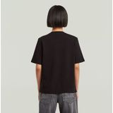 G-star - Script T-shirt - Korte Mouwen - 100% Biologisch Katoen