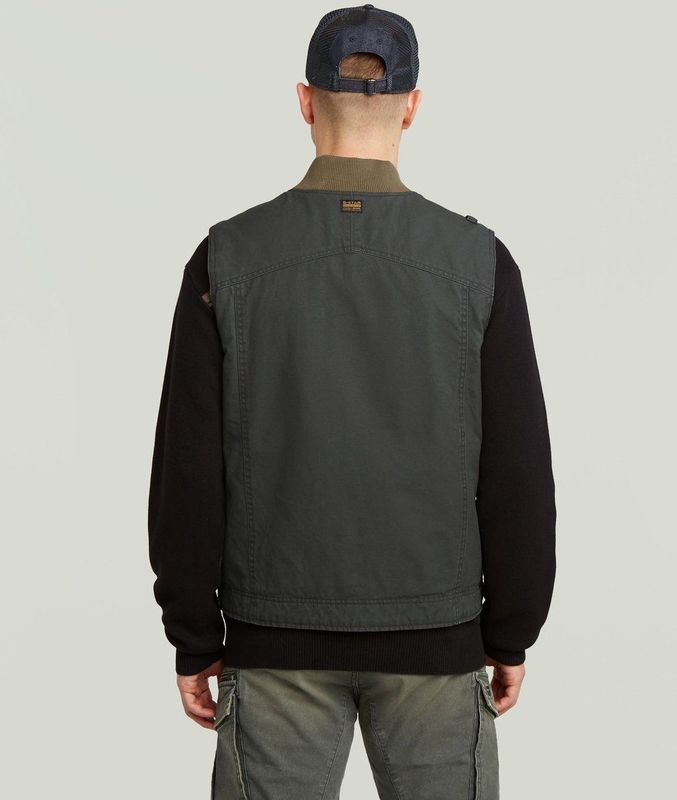 Duty - Canvas Vest - Grijs - Heren