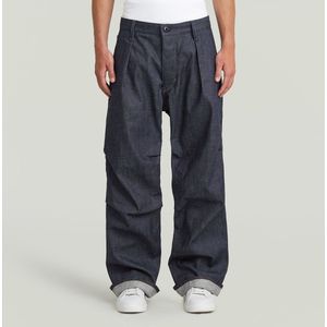 Pleated Denim Pant 2.0 - Donkerblauw - Jeans