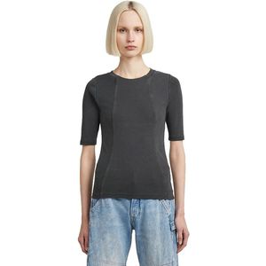 G-STAR - Shirt - Zwart - Slanke Pasvorm - Halve Mouw