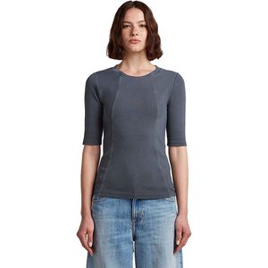 G-STAR - Shirt - Zwart - Slanke Pasvorm - Halve Mouw