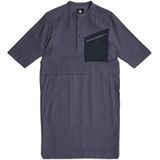 G-Star - D26962-D522-H392 - Half Placket Overhemdjurk - Blauw - Viscose - 3/4 Mouw