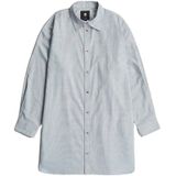 G-star - Oversized Woven - Jurk - Lange Mouw - Knielang - Knoopsluiting