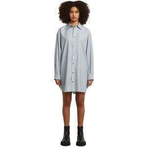 G-star - Oversized Woven - Jurk - Lange Mouw - Knielang - Knoopsluiting
