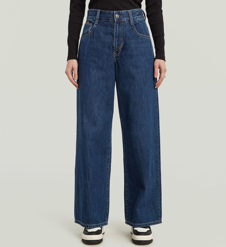 G-Star - Skater High Loose Jeans - Donkerblauw - Dames