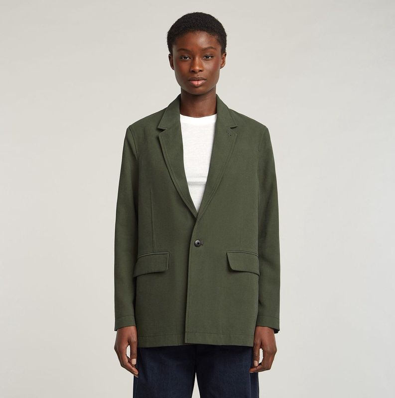 Boyfriend - Blazer - Grijs - Dames