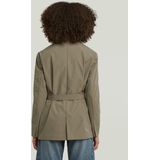 Belted - Blazer - Bruin - Dames