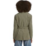 Belted - Blazer - Bruin - Dames