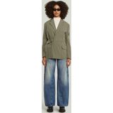 Belted - Blazer - Bruin - Dames