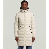 G-star - Foundation Long - Gewatteerde Jas - Slim Fit - Met Capuchon