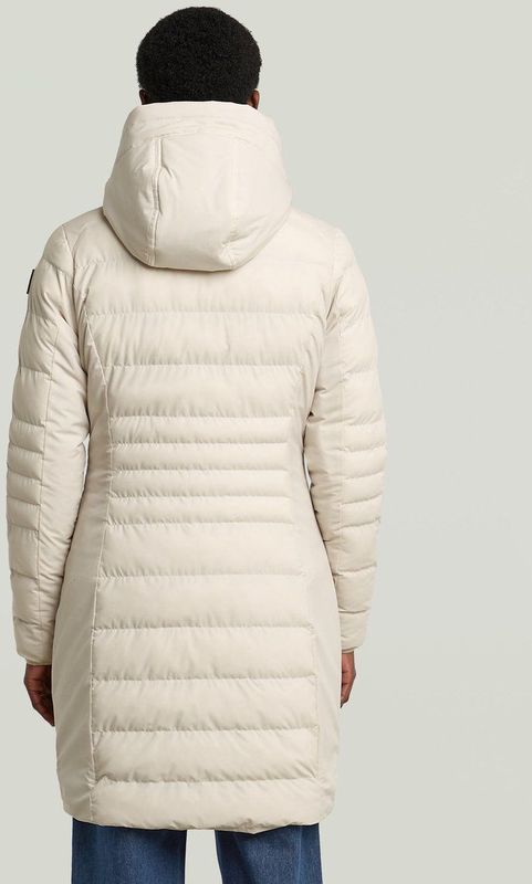 G-star - Foundation Long - Gewatteerde Jas - Slim Fit - Met Capuchon