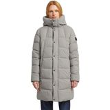 Whistler - Mid Puffer - Dames - Beige - Gewatteerde Jas - Halflang