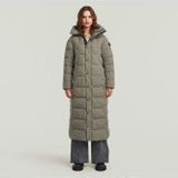 Whistler - Long Puffer - Bruin - Dames - Gewatteerd en Doorgestikt Ontwerp