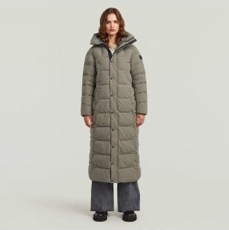 Whistler - Long Puffer - Bruin - Dames - Gewatteerd en Doorgestikt Ontwerp