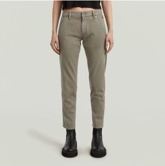 G-Star Kate Boyfriend Chino voor dames, Zwart (Dk Black Gd D25257-c106-b564), 26W / 30L