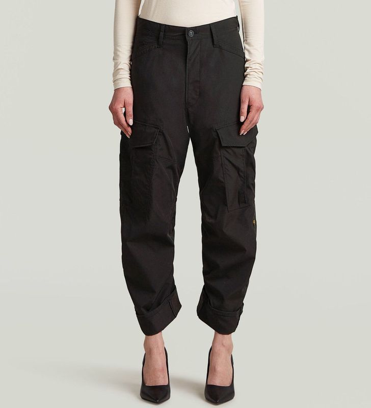 G-STAR - Cargo 3D Boyfriend Pants - Damesbroek - Zwart