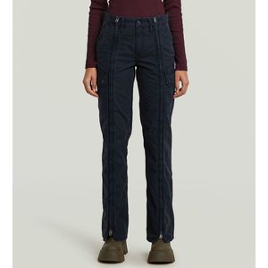 Zip - Judee - Broek - Donkerblauw - Dames - Straight Fit - Low Waist