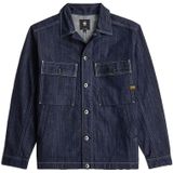 G-Star - Mosa Neo - Overhemd - Marineblauw - Lange Mouwen - Casual