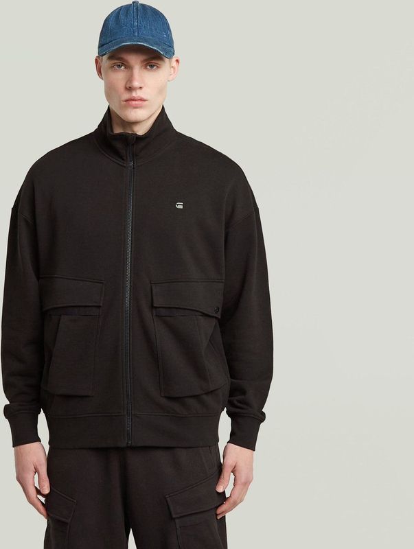 G-STAR - Rovic Full Zip Loose - Sweater - Zwart - Heren