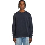 Washed - Sweater - Zwart - Heren