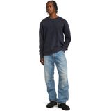 Washed - Sweater - Zwart - Heren