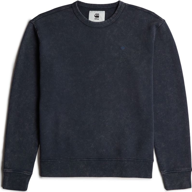 Washed - Sweater - Zwart - Heren