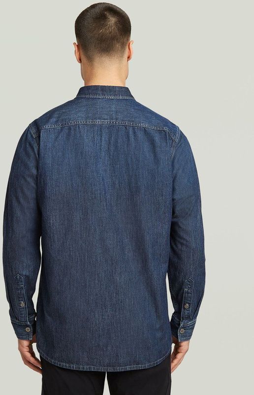 G-Star - D27083-D947-H159 - Overhemd - Groen - Lange Mouwen - Gerecycled Katoen