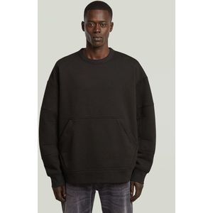 Constructed - Loose Sweater - Zwart - Heren