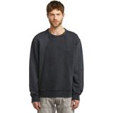 Wash Panel - Sweater - Zwart - Heren