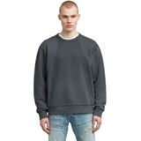 Wash Panel - Sweater - Donkerblauw - Heren